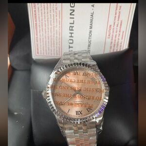 Stuhrling women’s orange watch - new with box